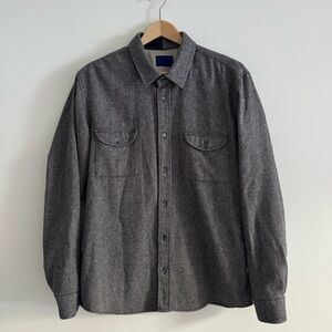 Études Studio - Men’s Gray Button-Up Shirt